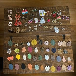 HUGE Earring Lot - Leather Earrings